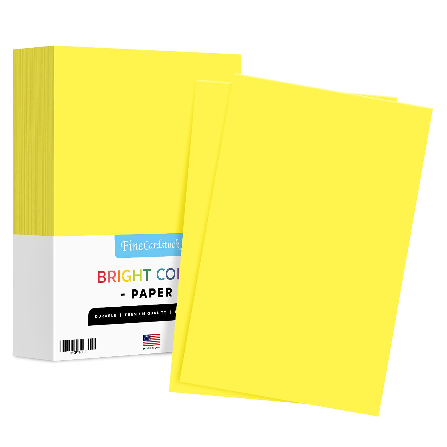 11 X 17 Ultra Lemon Neon Bright Fluorescent Colored Paper | 20Lb Bond (75Gsm) Paper | 500 Sheets - 1 Ream