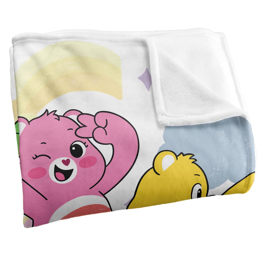 Care Bears Blanket, 36'' X 58'' Care Bears Silky Touch Super Soft Throw Blanket