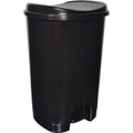 Home Logic HFT-2178075-4 Step45On Wastebasket 45 Black 4052 qt4641
