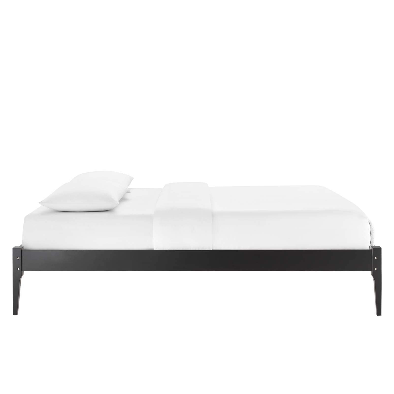 Modway Mod-6246-Blk June Queen Wood Platform Bed Frame, Black