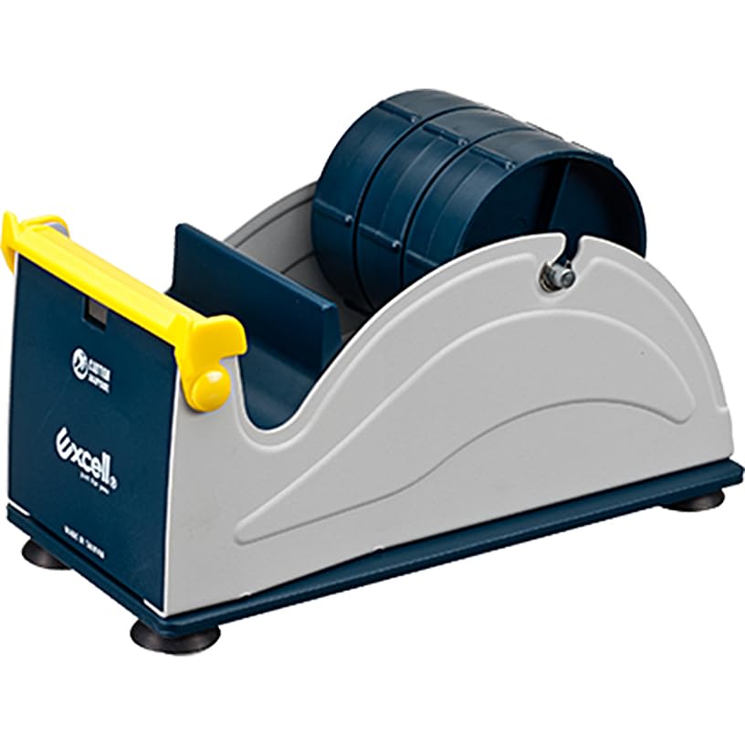 Excell Ex-17/3In Jvcc Ex-17 Steel Desk Top Tape Dispenser: 3' Wide, Blue/Grey