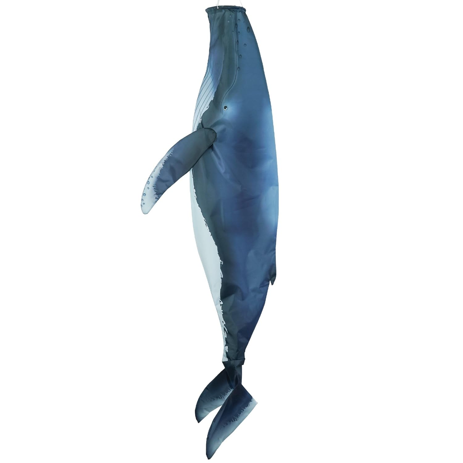In The Breeze 5243 - Humpback Whale 48-Inch Fish Windsock - Detailed, Fully Printed Inflatable Windsock