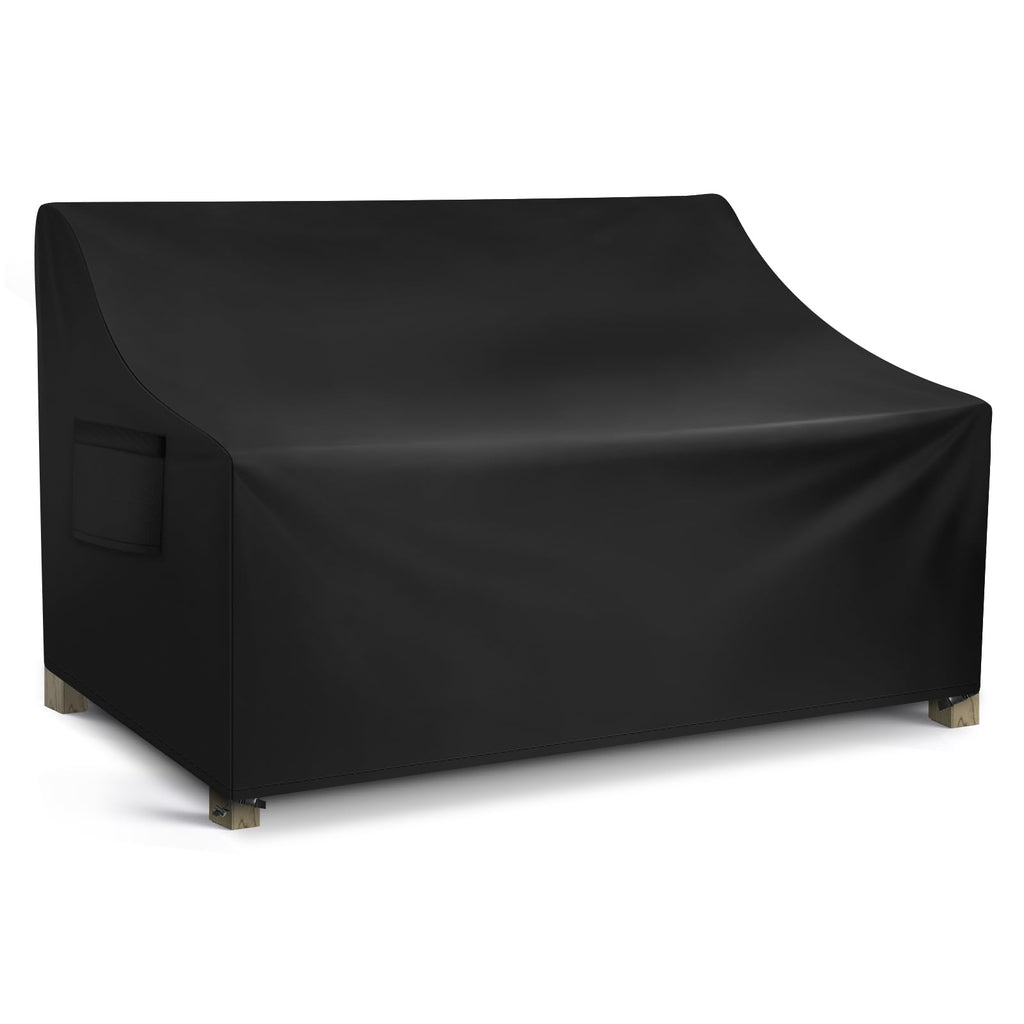 Wleafj Patio Sofa Cover Waterproof, 3-Seater Outdoor Sofa, Heavy Duty Deep Lounge Loveseat, Large Lawn Furniture With Air Vent, 82.6’’ W X 39’’ D X 28’’ H
