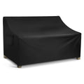 Wleafj Patio Sofa Cover Waterproof, 3-Seater Outdoor Sofa, Heavy Duty Deep Lounge Loveseat, Large Lawn Furniture With Air Vent, 82.6’’ W X 39’’ D X 28’’ H