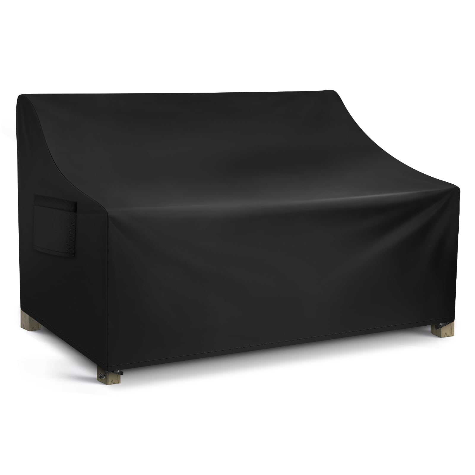 Wleafj Patio Sofa Cover Waterproof, 3-Seater Outdoor Sofa, Heavy Duty Deep Lounge Loveseat, Large Lawn Furniture With Air Vent, 82.6’’ W X 39’’ D X 28’’ H
