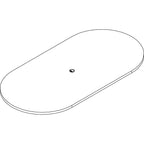 Lorell Llrprt4896Es Prominence 2.0 Racetrack Conference Tabletop