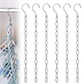 10Pack Space Saving Hangers,BetterJonny 14 Holes Metal Clothing Chain Hangers Stainless Steel Hangers Wardrobe Storage Organize