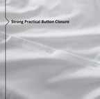 Nestl Twin Duvet Cover Set - Soft Double Brushed White Duvet Cover Twin/Twin Xl, 2 Piece, With Button Closure, 1 Duvet Cover 68X