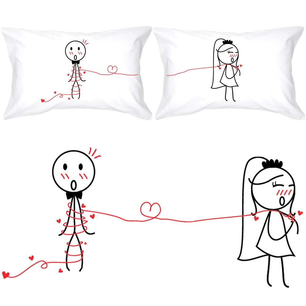 Boldloft Tie The Knot Couple Pillowcases-Wedding Gifts For Bride And Groom,Engagement Gifts For Couple,Bridal Shower Gifts|Bride