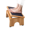 StrongTek Adjustable Foot Rest for Under Desk, 3-Level Adjust Incline, 7 Step Stool for Kids Adults, Ergonomic Foot Stool Reliev