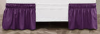 Toodou Twin Bed Skirt 16 Inch Drop Dust Ruffle Only, Three Microfiber Fabric Sides Wrap Around With Elastic, Easy To Install, Co