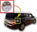 Marketing Holders Vehicle Business Card Bin With Lid And Round Take A Card Magnet Holds 3.5' X 2' Contact Information Cards Sm