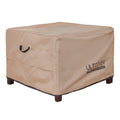 Ultcover Waterproof Patio Ottoman Cover Square Outdoor Side Table Furniture Covers Size 20L X 20W X 18H Inch