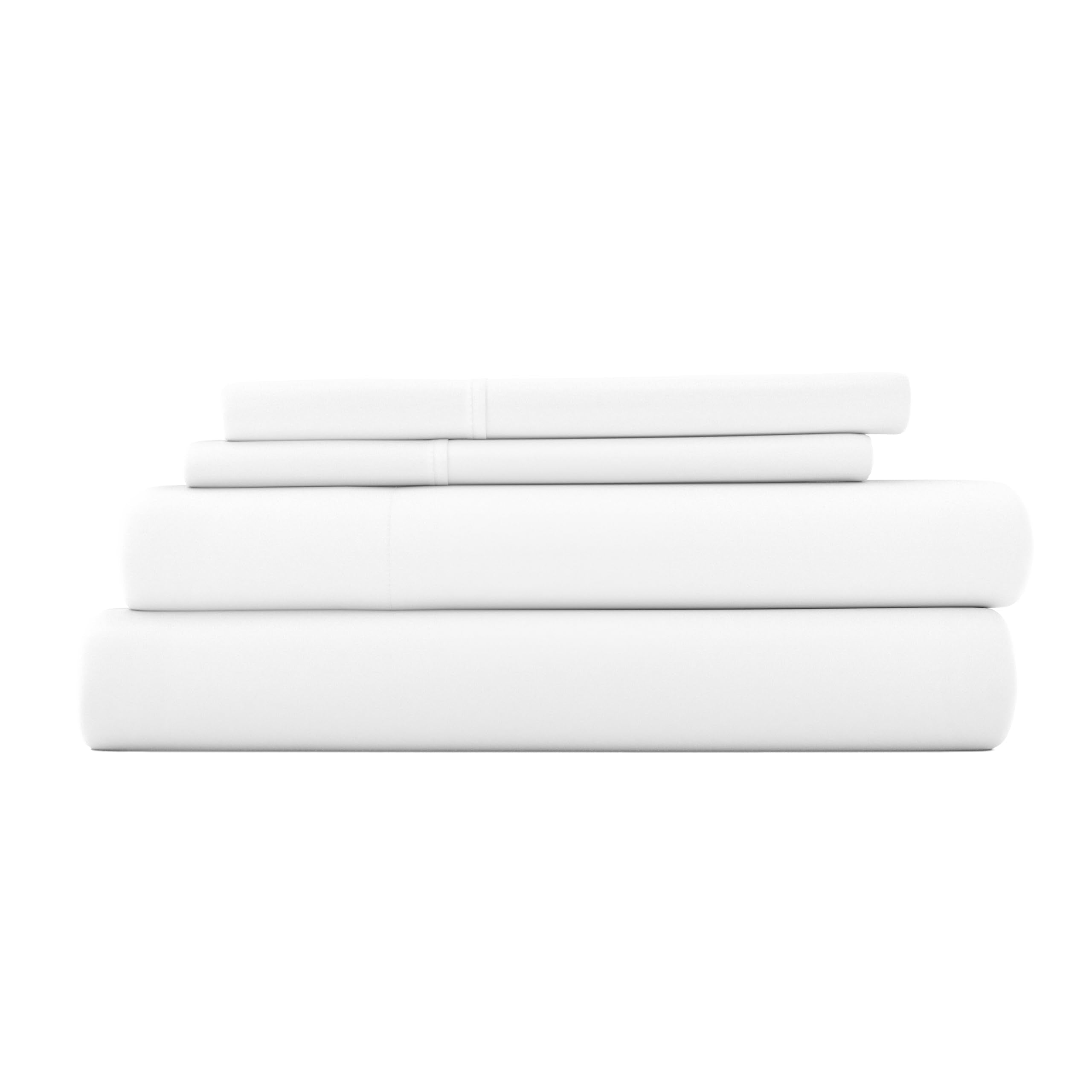 Linen Market Bed Sheets For King Size Bed (White) - Sleep Better Than Ever With These Soft And Cooling King Sheets - Deep Pocket