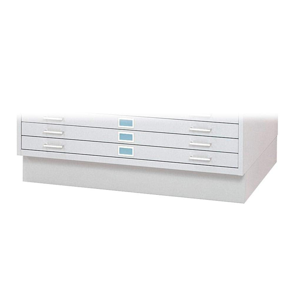 Safco Products Flat File Closed Base for 5-Drawer 4994WHR Flat File, Sold Separately, White