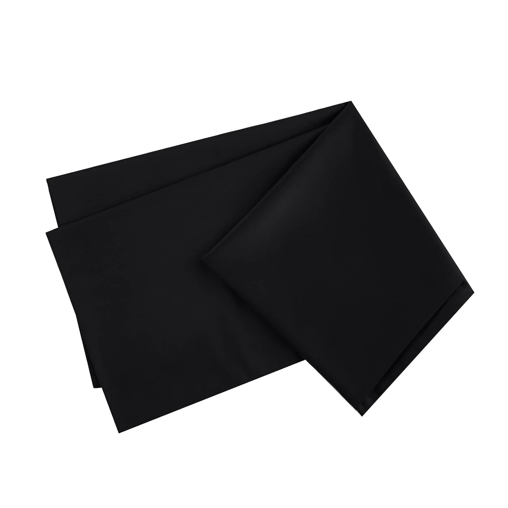 Oubonun 100% Cotton Body Pillowcase - 800 Thread Count/21X54, Moisture Absorbent And Breathable, Premium Hotel Body Pillow Cover For All Seasons, Black