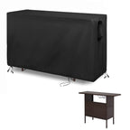Kingling Outdoor Table Cover For Outdoor Bar Table, 55 Inch Waterproof Patio Bar Table Cover Outdoor Bar Prep Table Cover - 55''L X 19''W X 36''H