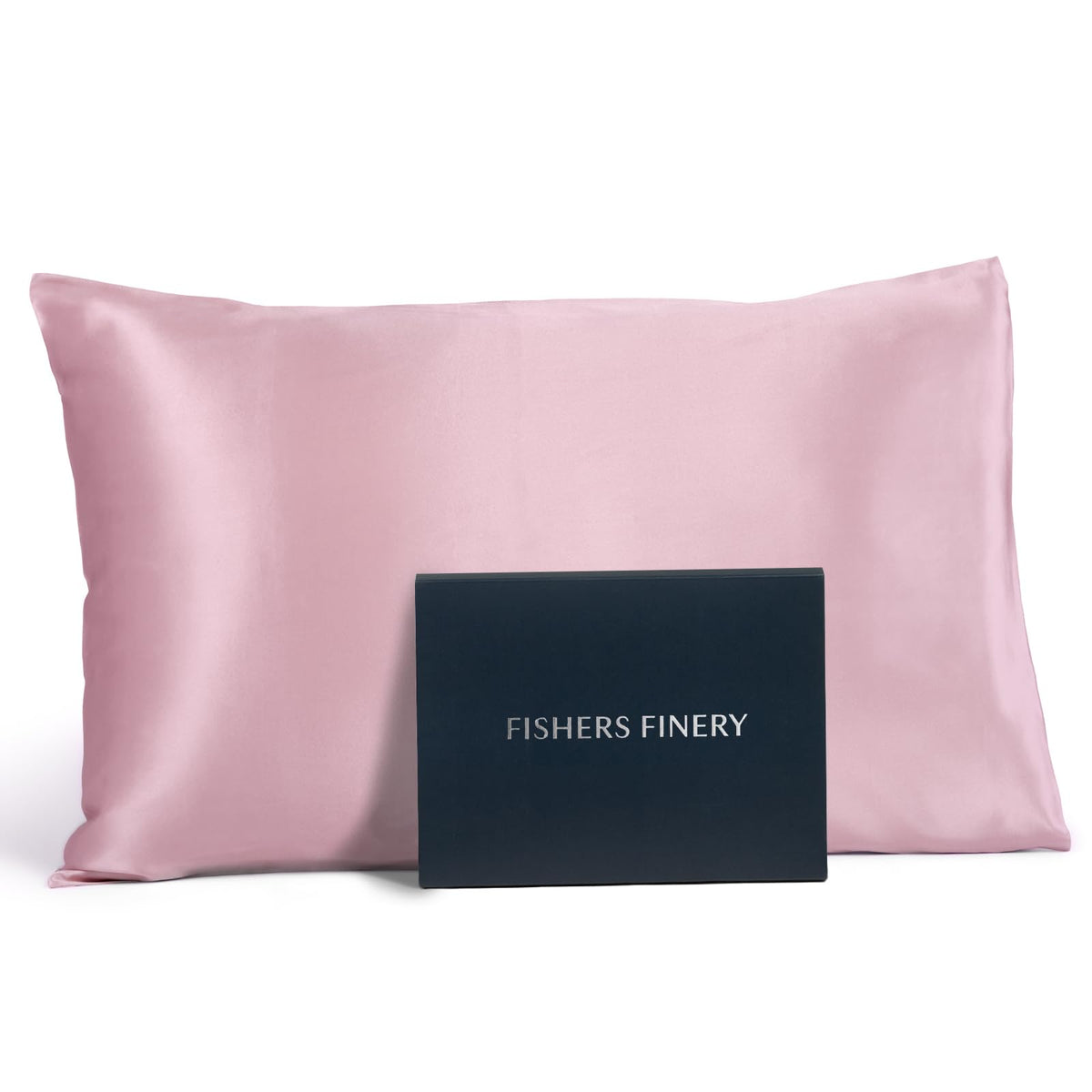 Fishers Finery 19Mm 100% Pure Mulberry Silk Pillowcase, Good Housekeeping Quality Tested (English Rose, K)
