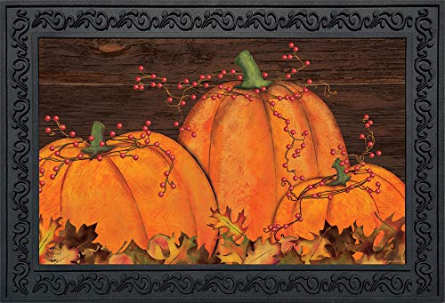 Briarwood Lane Rustic Pumpkin Patch Fall Doormat Autumn Indoor/Outdoor 30' X 18'