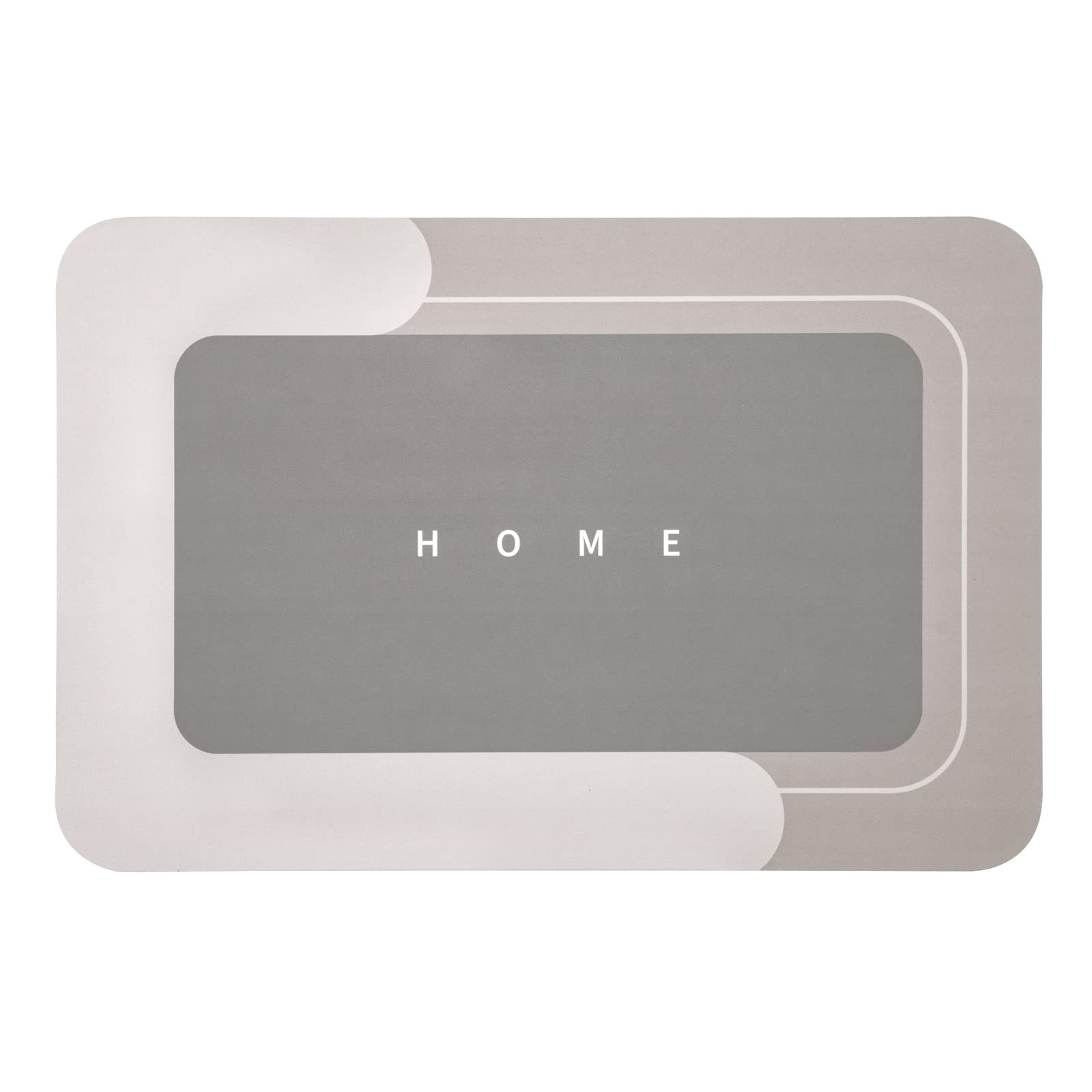 Korvia Absorbent Bath mat Rug Quick Drying Silicone Magic Bath mat Non Slip Floor Rug with Rubber Backing Super Water Absorbent 