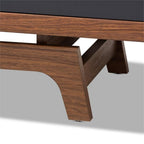 Baxton Studio Svante Mid-Century Modern Multicolor Finished Wood 3-Drawer TV Stand