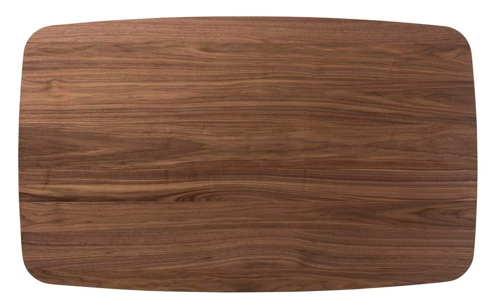 Baxton Studio Wesley Mid-Century Modern Dark Grey Fabric Upholstered Walnut Finished Wood 5-Piece Dining Set