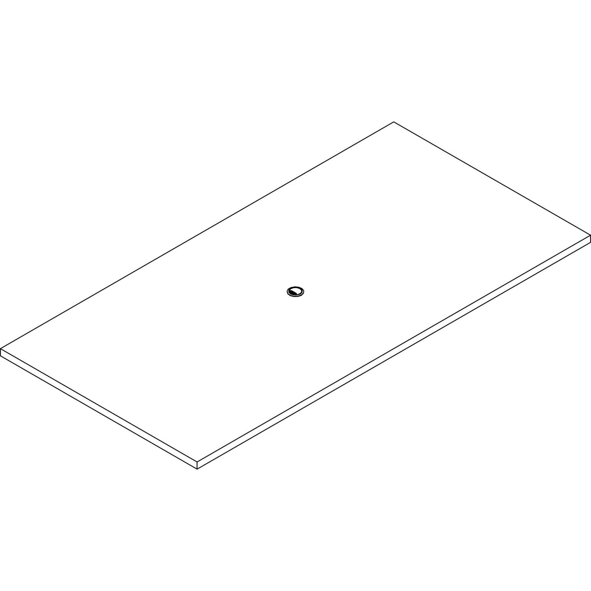 Lorell Prominence 2.0 Rectangular Conference Tabletop