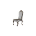 Acme Furniture Dresden Side Chair, 22 x 27 x 46, Vintage Bone White & PU