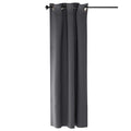 Furinno Collins Curtain 42X63 Inches, Dark Grey