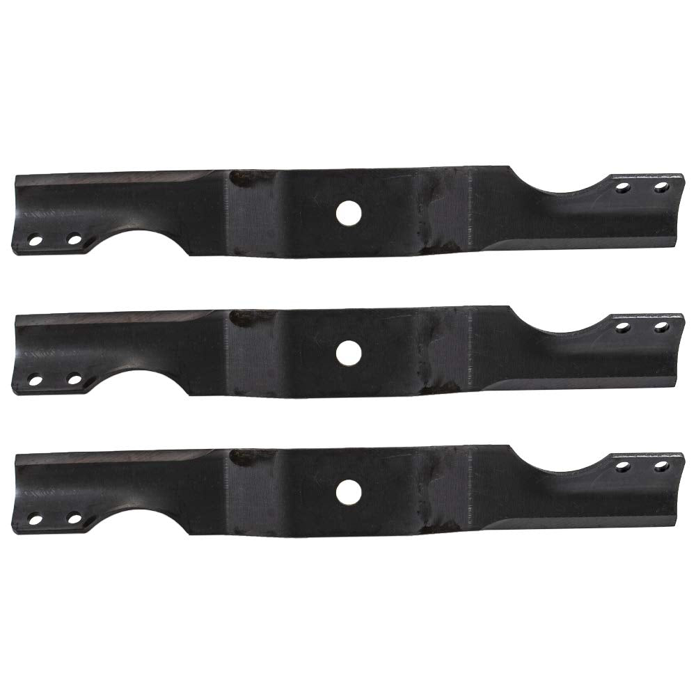 Ariens 3Pk Genuine Oem Gravely Blades For Zoom 50 Zt50 50' Deck Fits 03746500, 03971900, 3971900, 3746500, 13177