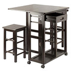 Ergode Wood Suzanne 3-Piece Space Saver Set: Versatile, Compact, Coffee Finish