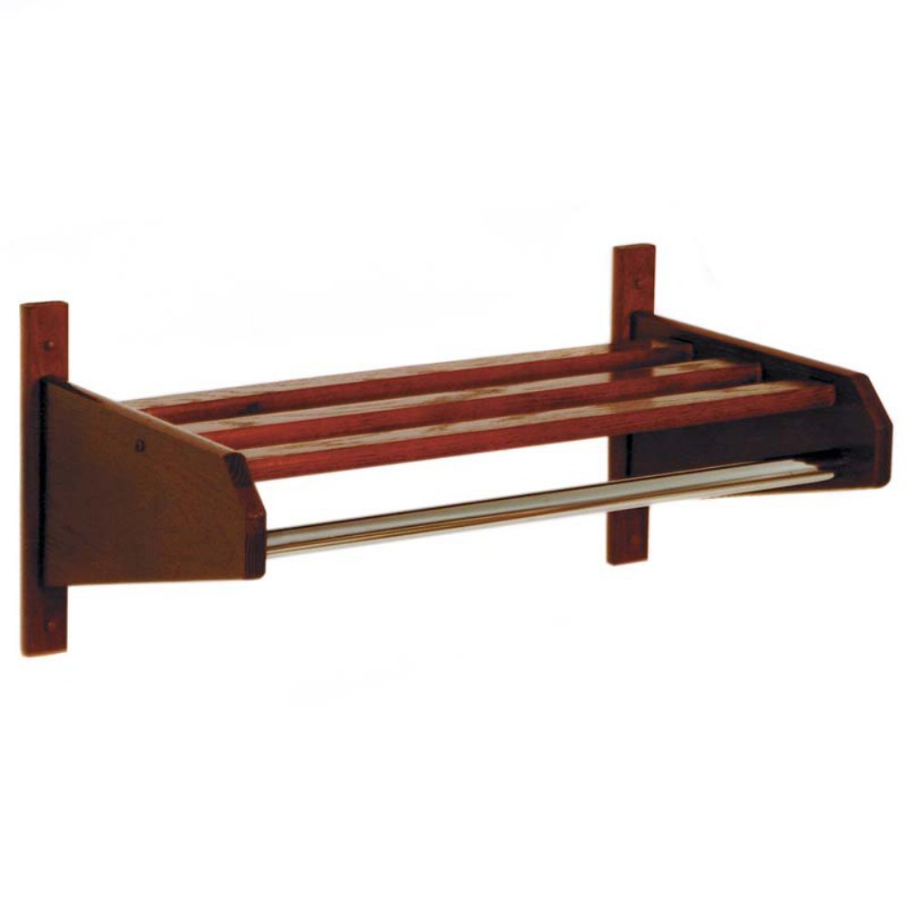Wooden Mallet 34-Inch Coat And Hat Rack Mahogany