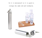 Fayala 4 Packs 2 Size Aluminum Waterproof Pocket Toothpick - Keychain Metal Container With Hook