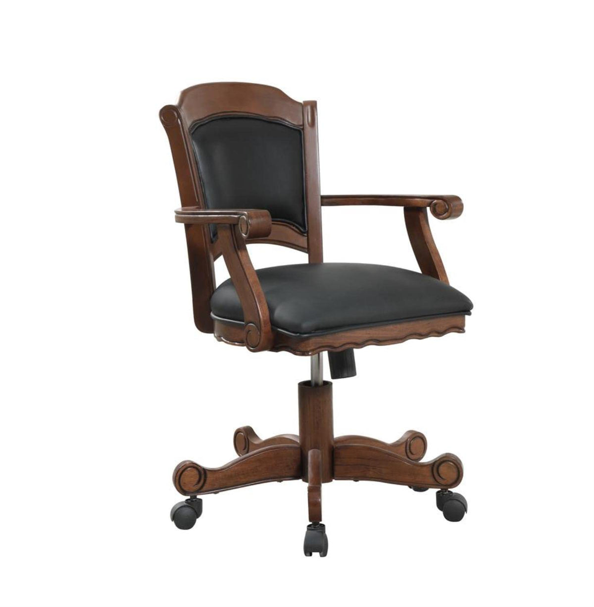 Coaster Furniture Game Chair 24” W X 24” D X 37” H Brown/Green 100872