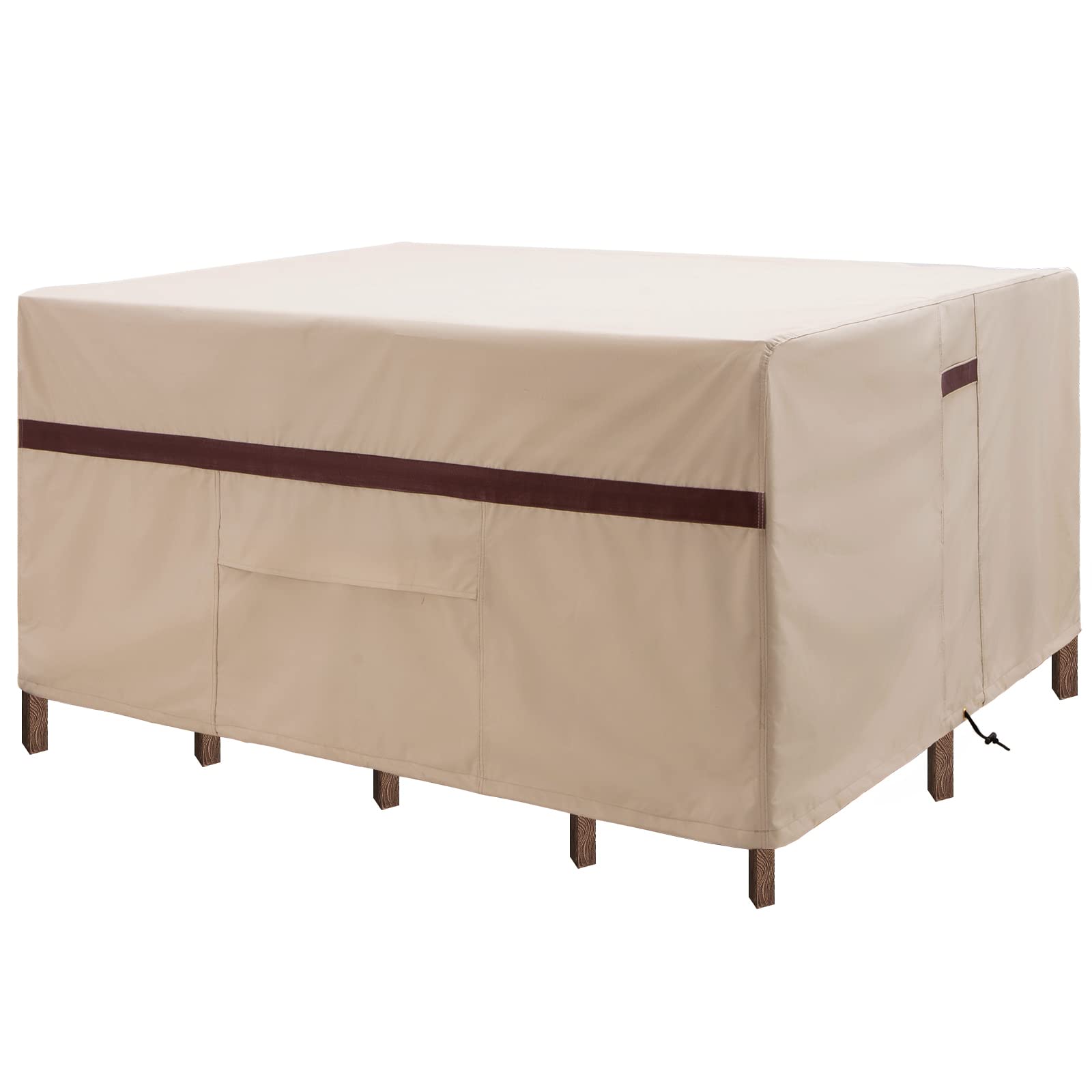 Patio Table And Chair Covers Square 76''L X 76''W X 32''H Waterproof Outside Square Furniture Covers For Table