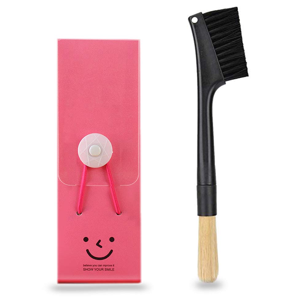 BagTu Powder Cleaning Brush Tools,Coffee Bean Grinder Brush and Counter Sweep Brush