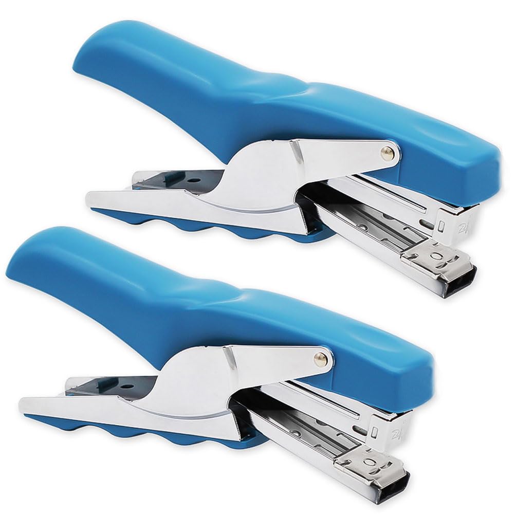 Stapler With 1000 Staples-Plier Stapler Save 60% Power,Good For Stapling At Home School Or Warehouse (Bkue2P)