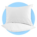 Avalon Bedding Pillow Cases Standard Size White Pillow Cases Set Of 2 Cotton Blend 200 Tc Soft & Breathable Perfect For Home & H