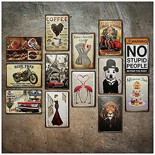 Sokomurg Retro Vintage Funny 6X12 Inch Indoor F1 Enzo Ferrari 1929 Metal Tin Sign Garage License Plate Kitchen Decor Bar Pub Clu
