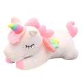 hitoshe Unicorn Stuffed Animal, Soft Unicorn Plush Hugging Pillow Toy Gifts for Kids (White, 15.7 in)