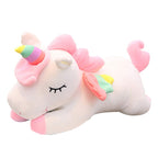 hitoshe Unicorn Stuffed Animal, Soft Unicorn Plush Hugging Pillow Toy Gifts for Kids (White, 15.7 in)