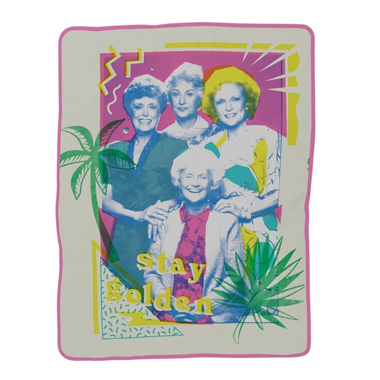 Franco The Golden Girls Bedding Super Soft Micro Raschel Throw, 46 In X 60 In, (Official Licensed Product) Collectibles