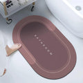 Boghani Gems Super Absorbent NonSlip Bath Mat, Fast Drying Napa Skin with Foam Absorbent Layer, Dirt Resistant Bathroom Floor M