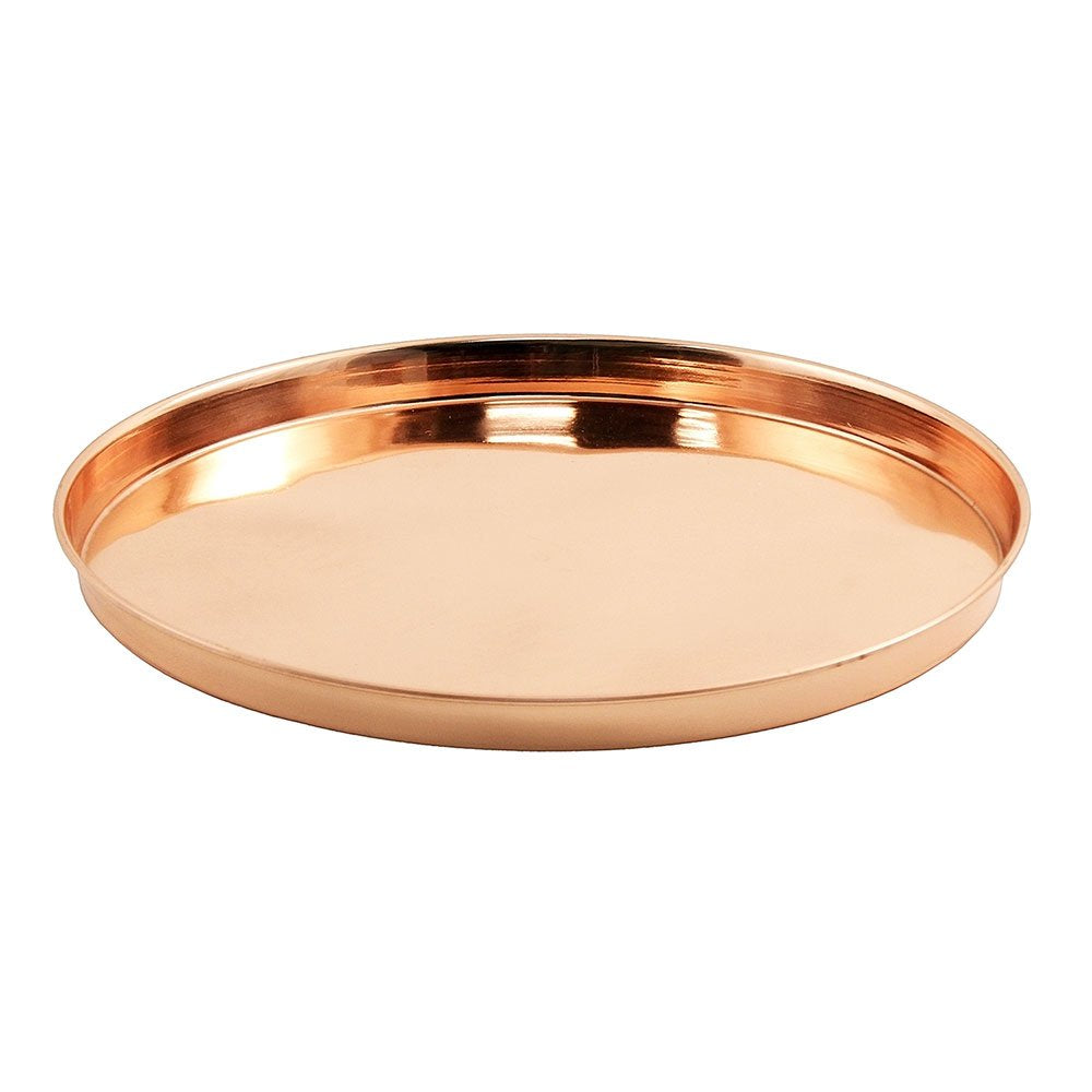 Achla Designs Round Tray, 12', Copper