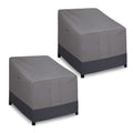 Easy-Going Outdoor Chair Cover Waterproof, Heavy Duty Patio Chair Cover, Windproof Outdoor Furniture Cover With Air Vent (2 Pack
