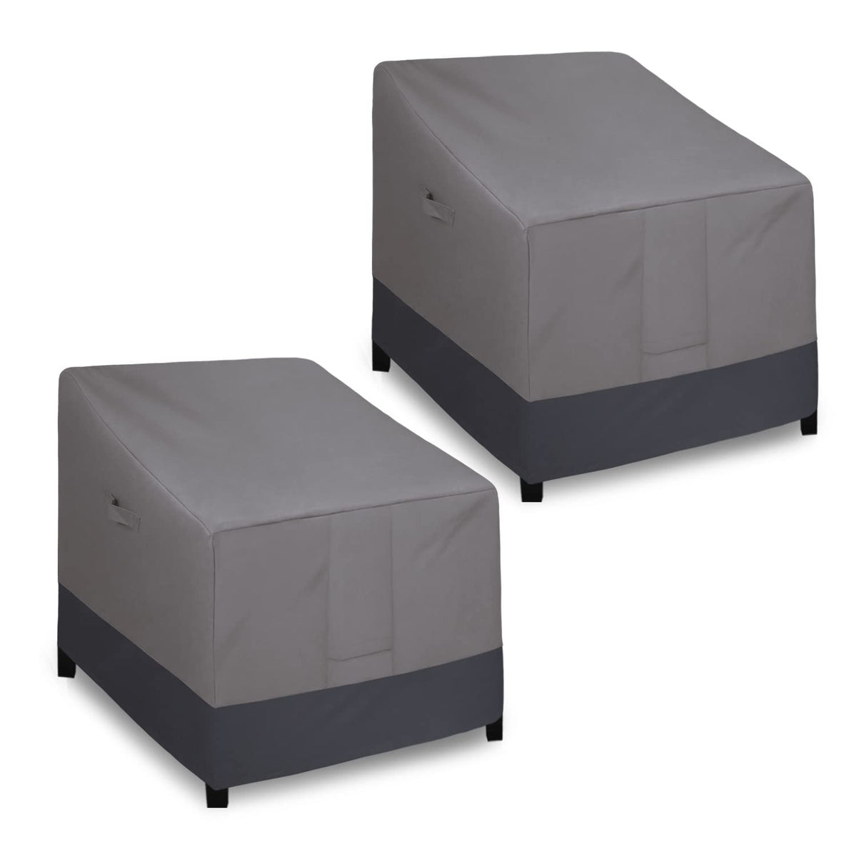 Easy-Going Outdoor Chair Cover Waterproof, Heavy Duty Patio Chair Cover, Windproof Outdoor Furniture Cover With Air Vent (2 Pack