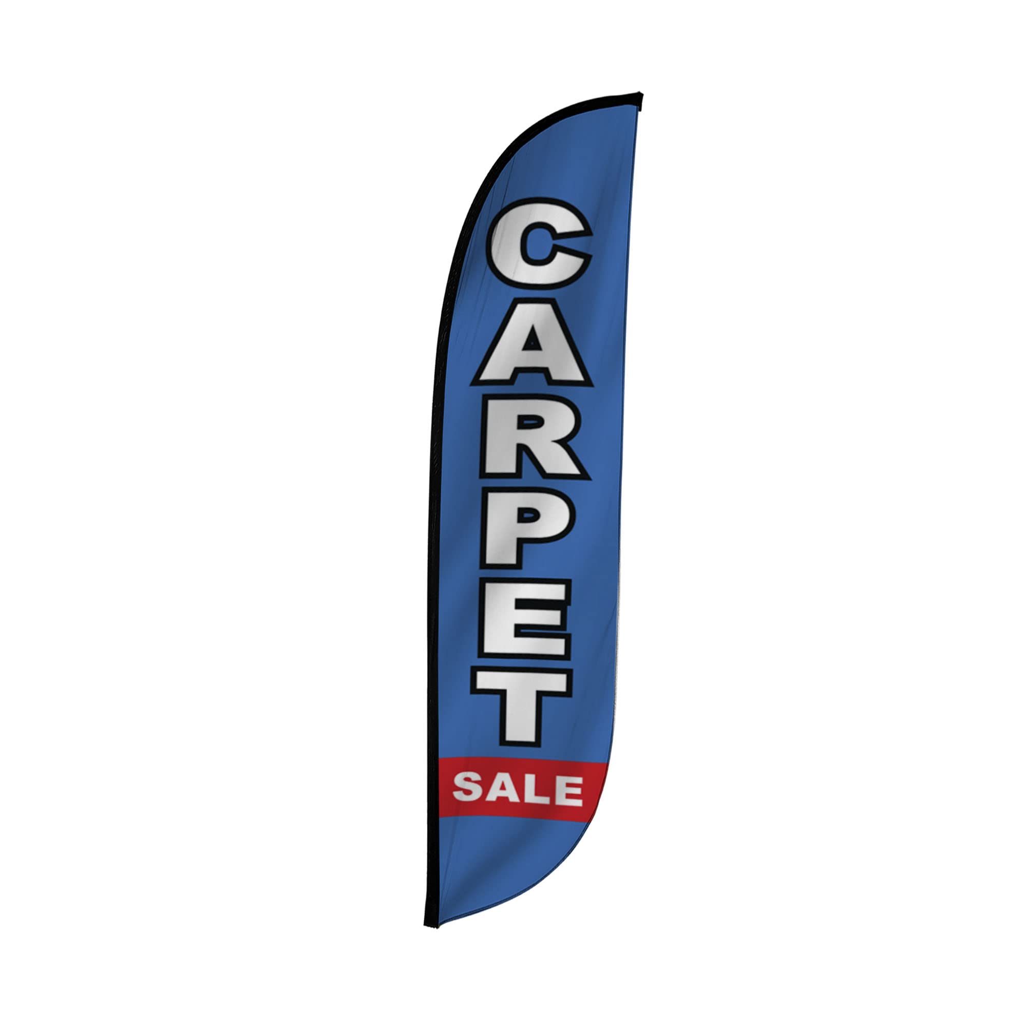 Lookourway Feather Flag - 12Ft Tall Advertising Flag Banner For Business And Events Promotion - Flag Only - Carpet Sale (10M1200