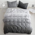 Houseri Comforter Set, King Size, Grey Gradient, 3 Pcs Including Comforter And Pillow Shams