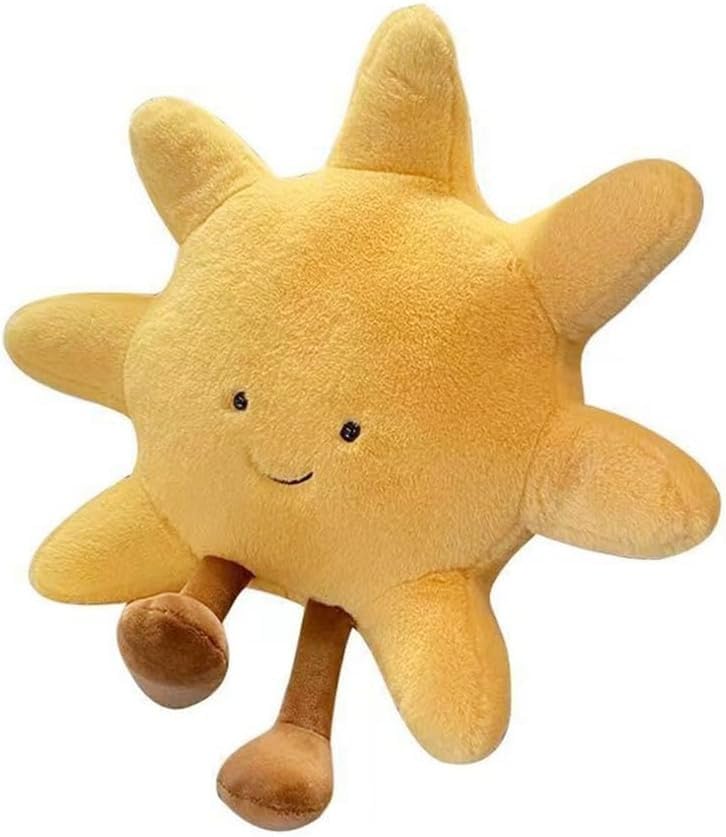 Joson Sun Shaped Plush Toys, Soft Bedside Sofa Pillows, Used For Home Decoration As Birthday Gifts For Children And Girls (Sun)