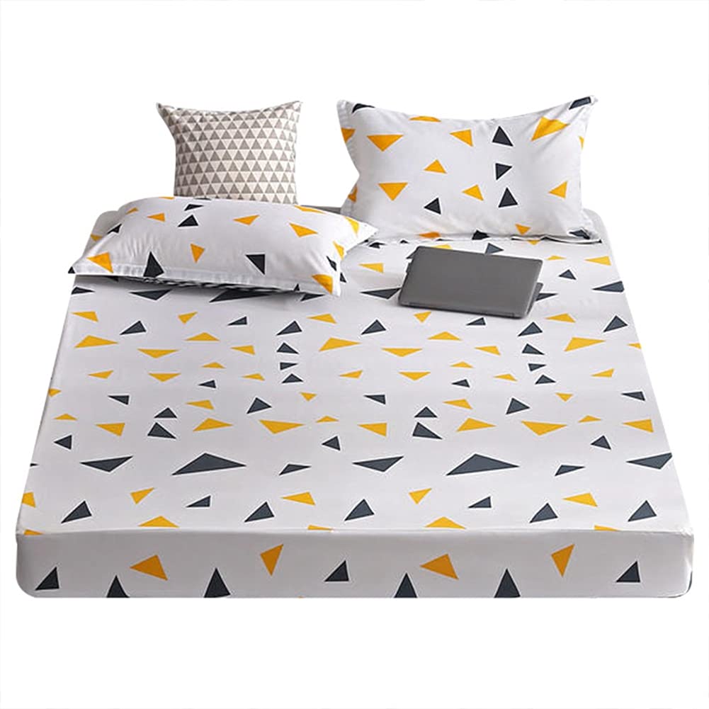 Bedding Set, Fitted Sheet Sturdy And Durable Elegant Color For Hotel For Friends Or Families For Home Use(Pillowcase: 48 * 74Cm*
